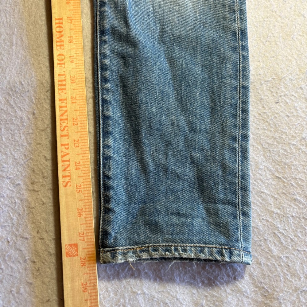 Levi's‎ 512 Slim Taper Jeans Men's Light Wash Selvedge Denim 33x28 Made in Japan - Picture 11 of 15